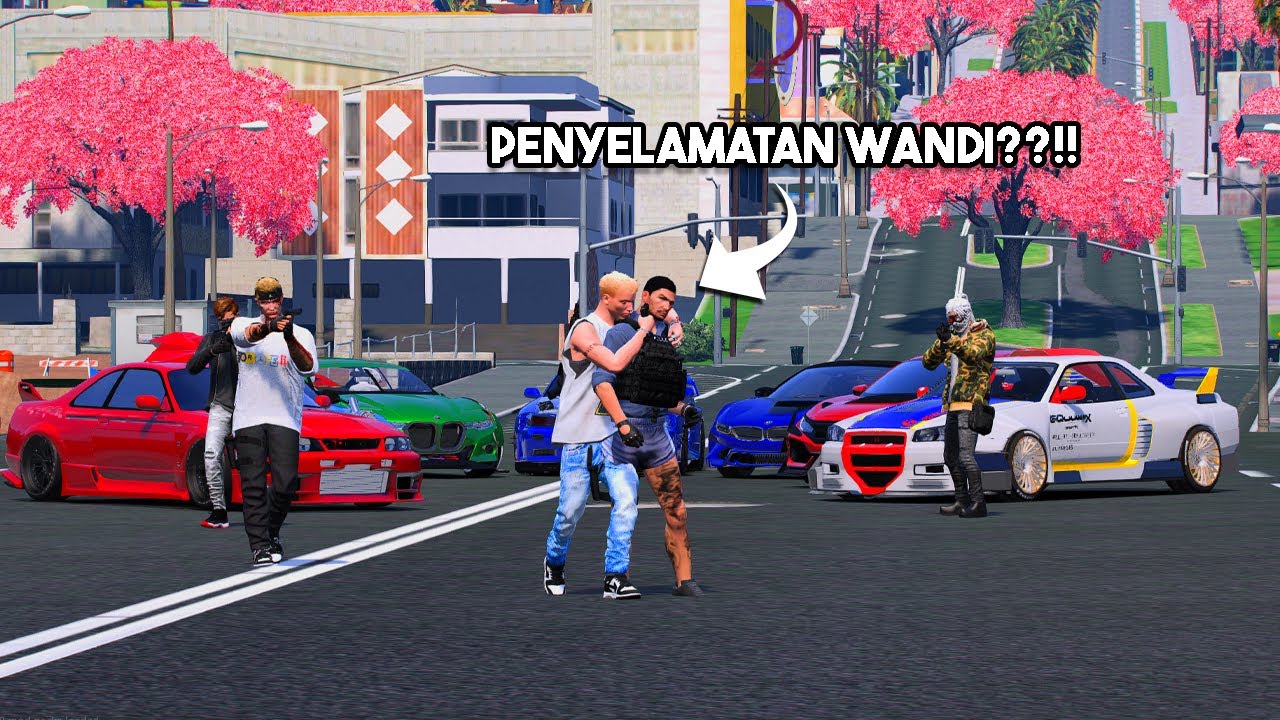 PENYELAMATAN WANDI DIBANTU PARA GUNDAM!!! | GTA V ROLEPLAY
