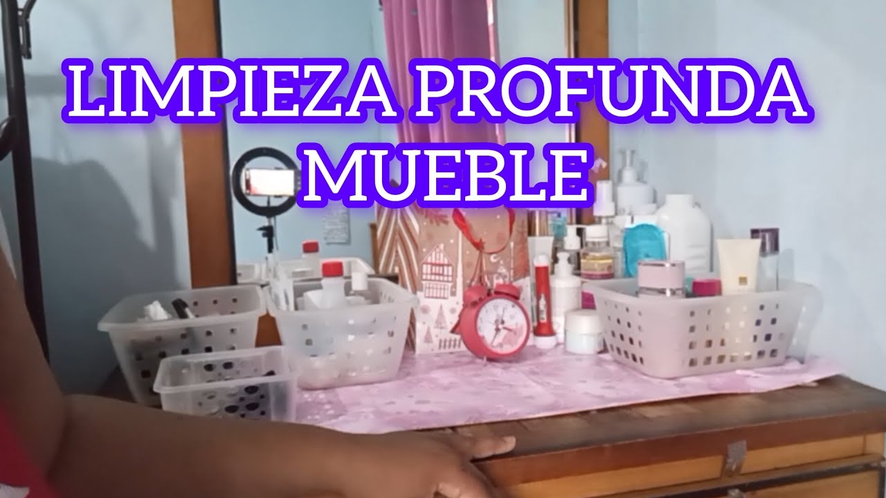 ACOMPAÑAME A LIMPIAR MUEBLE DEL CUARTO
