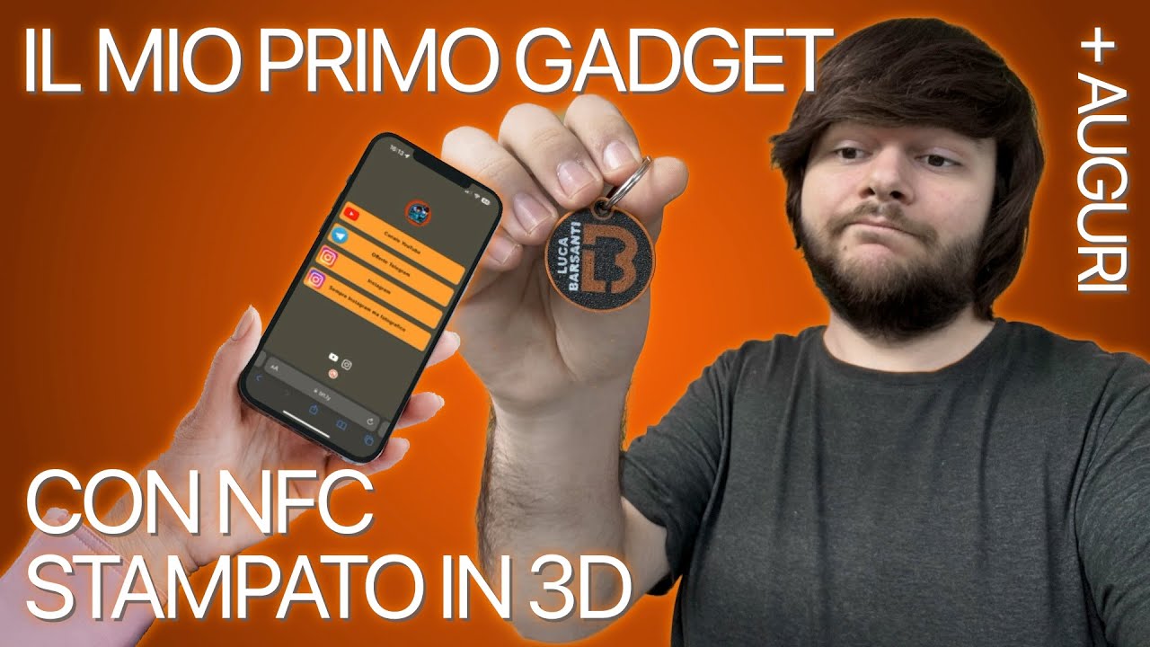 Il mio primo Gadget stampato in 3D con NFC!