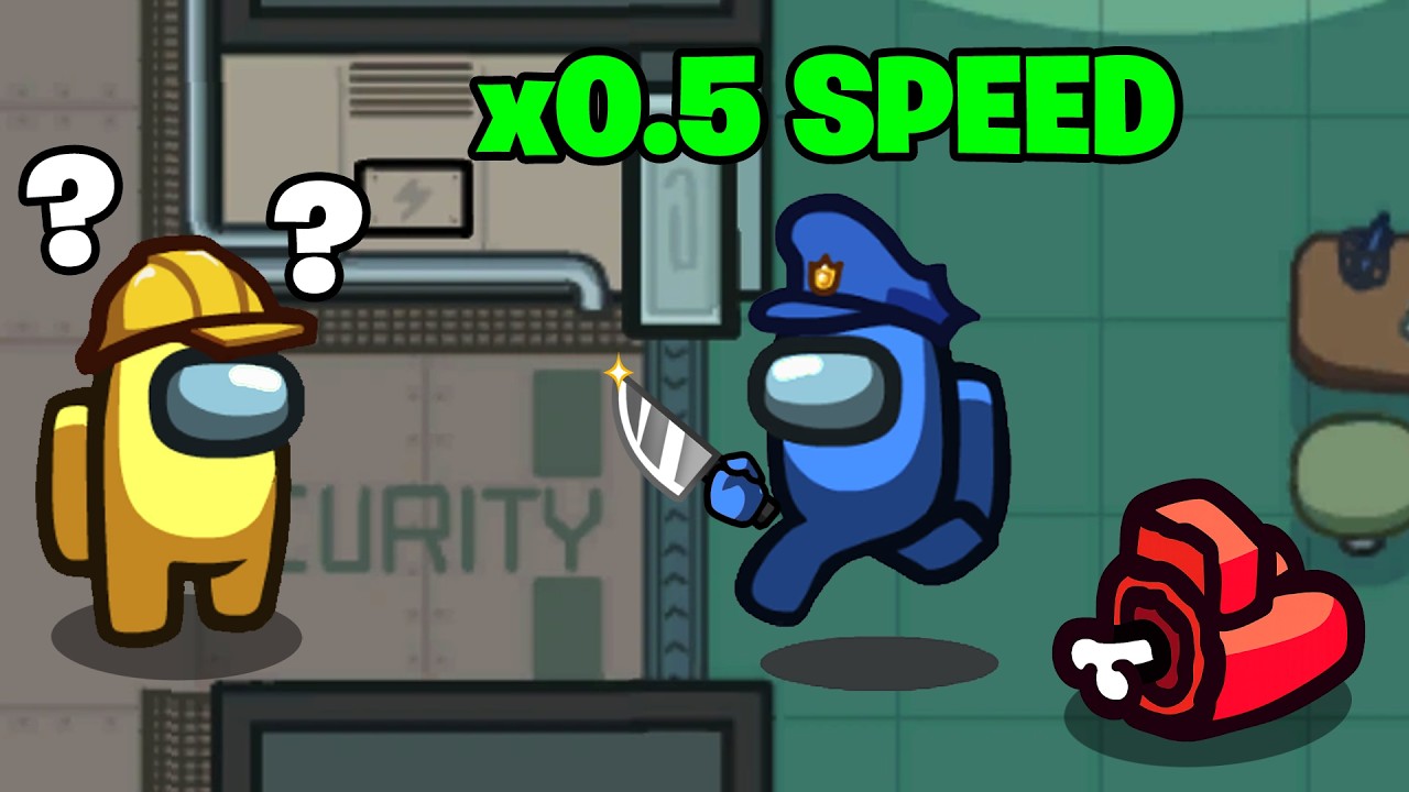 Among Us, But Speed Is HALVED... (Painful)