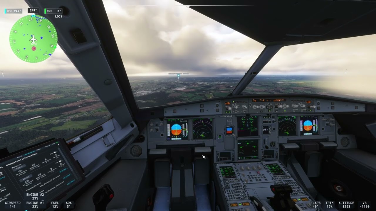 Landing In Osnabruck Airport | MSFS 2024 VATSIM