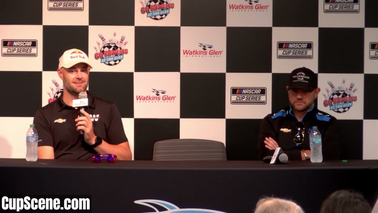 NASCAR at Watkins Glen August 2025: Shane van Gisbergen, Justin Marks pre-race