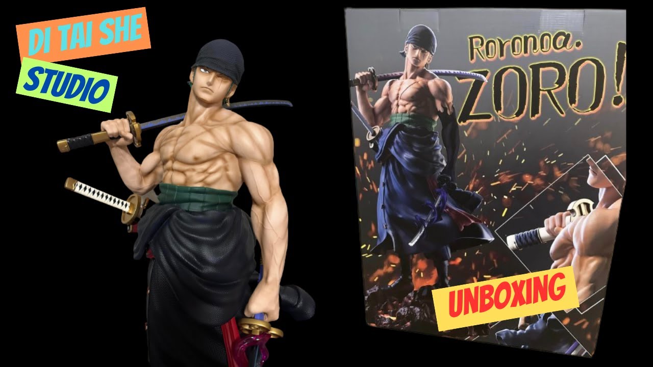 ONE PIECE - Unboxing Zoro Resin Statue - DI TAI SHE Studio