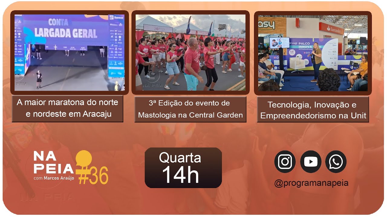 A maior maratona do norte e nordeste, 3ª Micareta Rosa  e Tecnologia, Inovação na Unit.