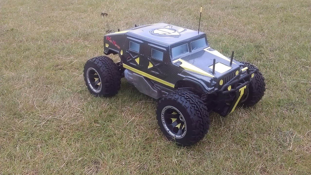 FS Racing 30CC 1/5th Petrol RC - Hummer 2.4Ghz..Second Run