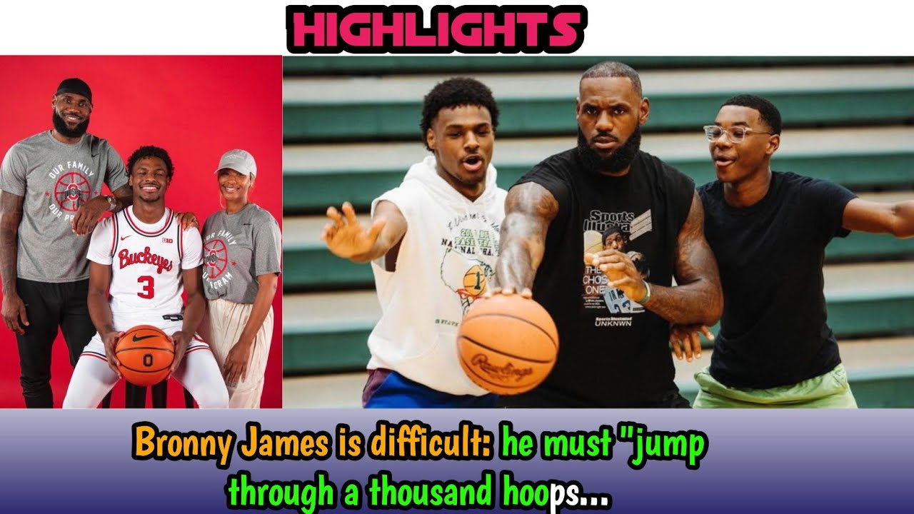 Bronny James is difficult: he must 