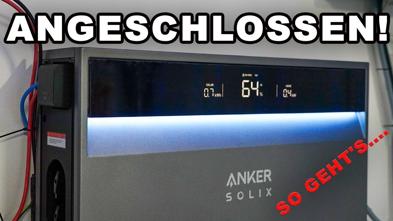 Anker-SOLIX-X1: Aufgestellt, angeschlossen, eingerichtet. So schnell geht's! 😯👍