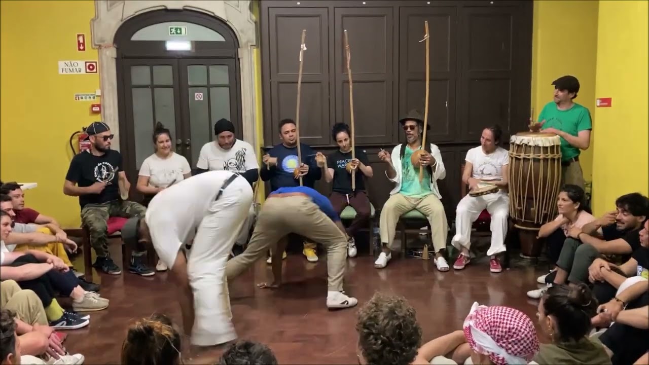 Mestre Fantasma (ACARER) e Professor Rubião (Filhos de Angola Lisboa)