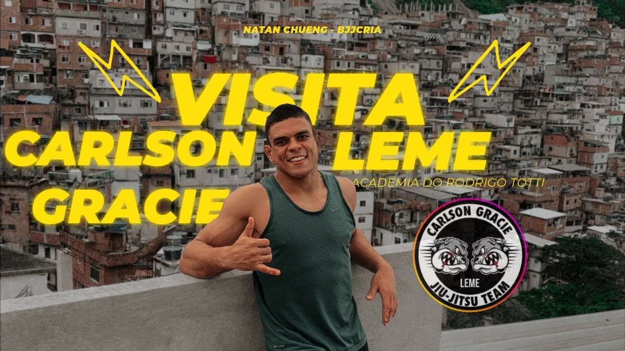 CARLSON GRACIE LEME do Rodrigo Totti | Bjj Cria Visita com Natan Chueng