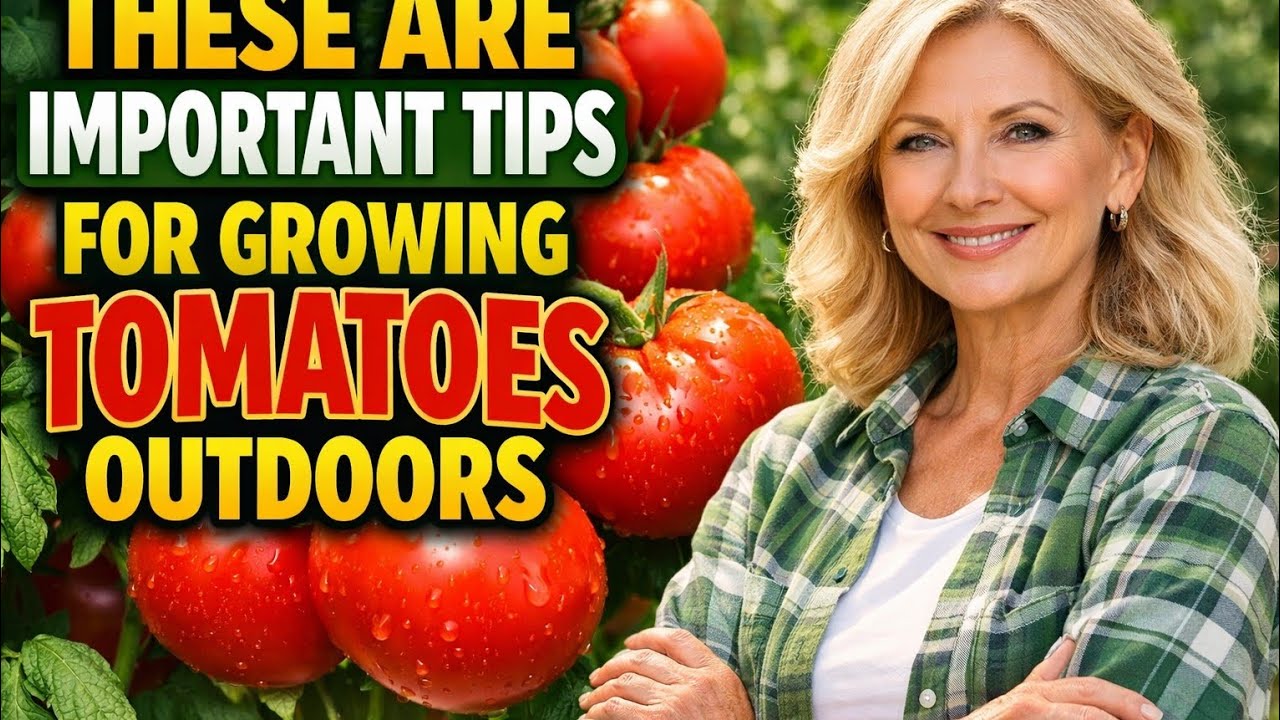 these are important tips for growing tomatoes outdoors