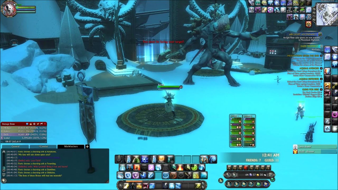 NiteWatchers vs Finric (progression raiding)