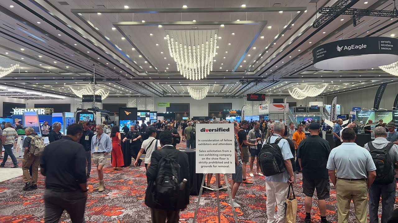 Commercial UAV, Drone Conference, Las Vegas. 225 Vendors From 75 Countries