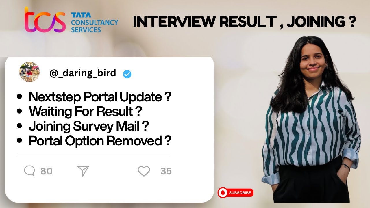 TCS Nextstep Portal Down 🥲| TCS Joining Survey | TCS Official Mail Updates
