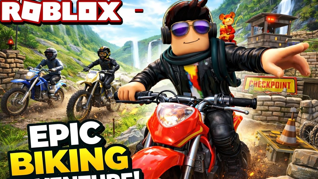 FINALLY! 45 Checkpoints Done! 🏁 | Roblox Epic Biking Adventure 🏍️🔥