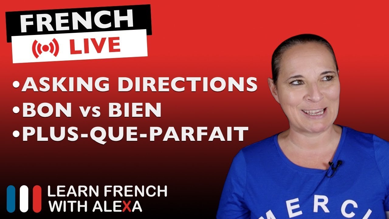 🔴LIVE: Asking directions in French + French Q&A with Alexa