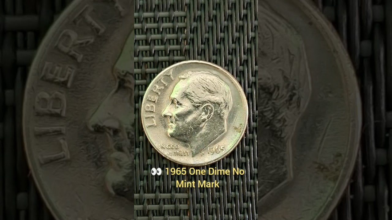 👀 Rare 1965 One Dime no mint mark