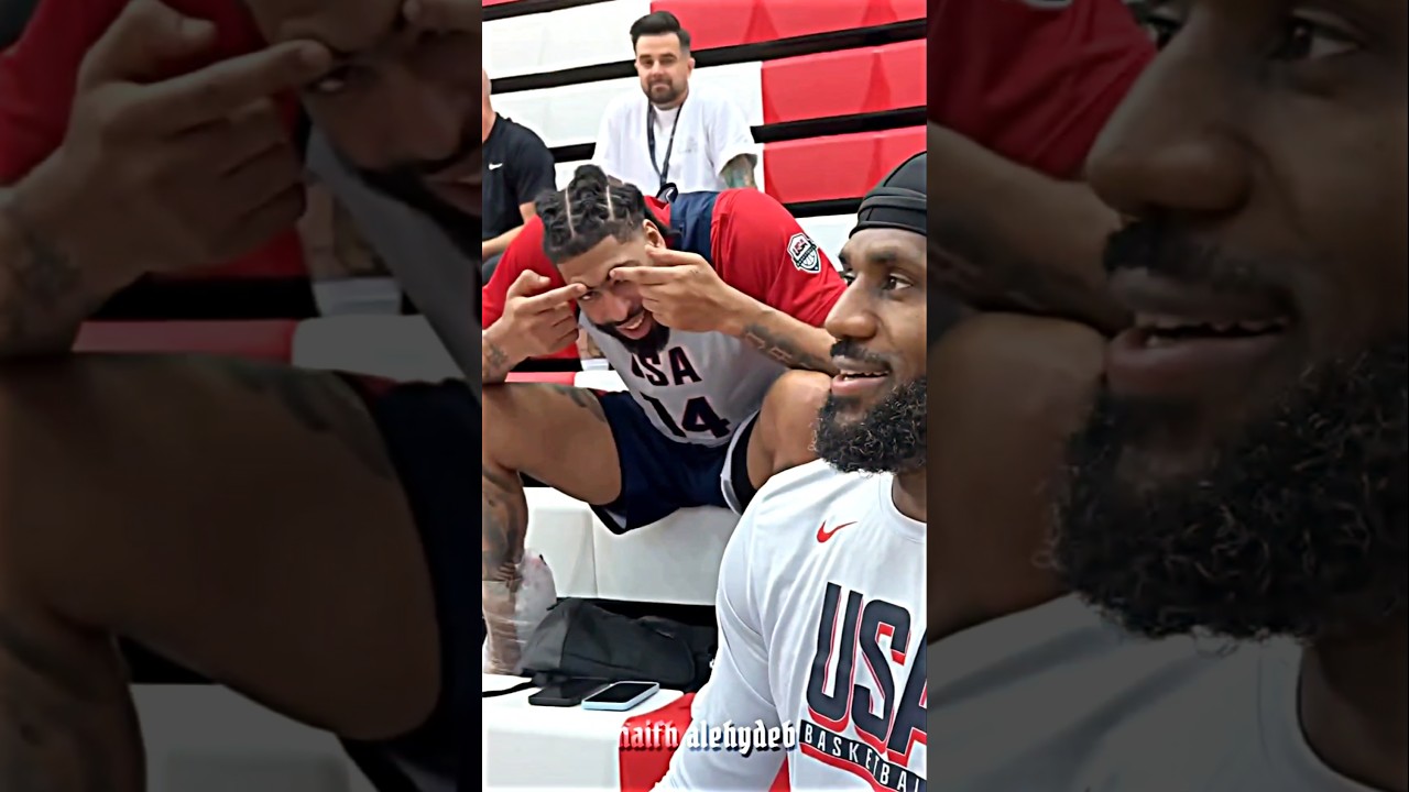 LeBron TROLLS Davis for this 😂😆🔥