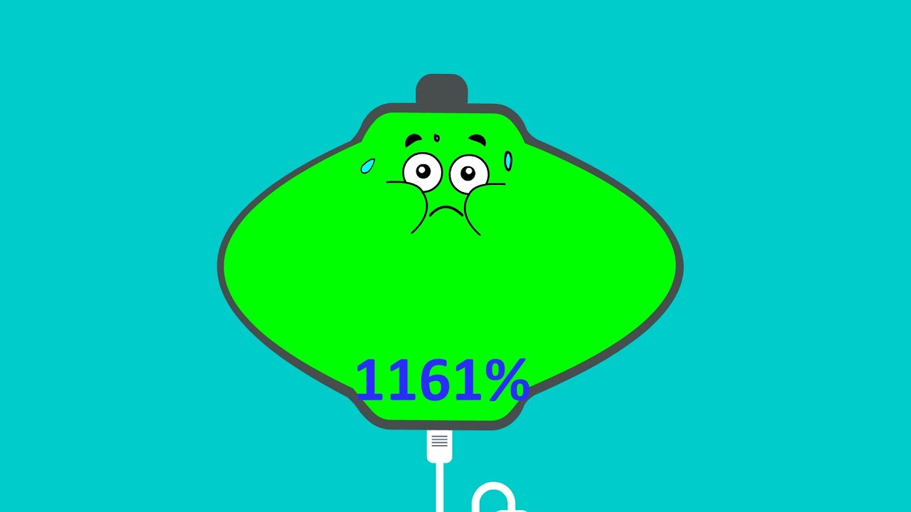 Low Battery Overcharging 0 To 1200 Percent | Battery Charging Animation | NCR Animation