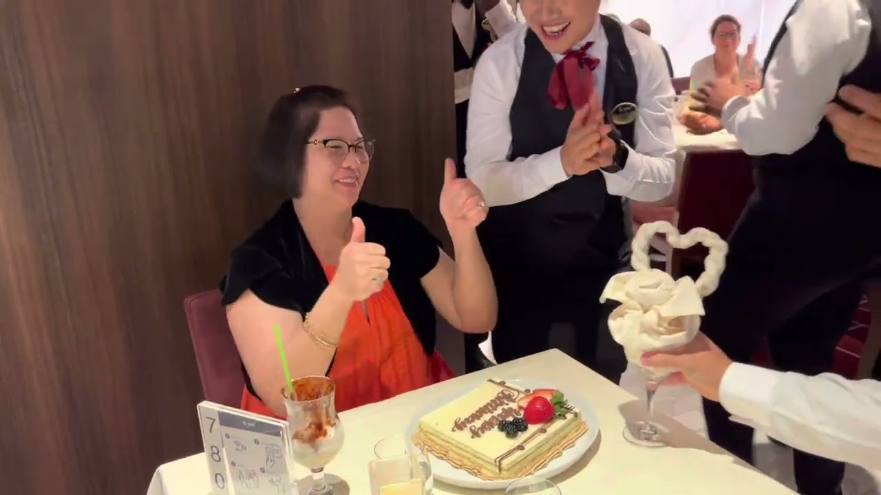 My Birthday Celebration at MSC Seascape