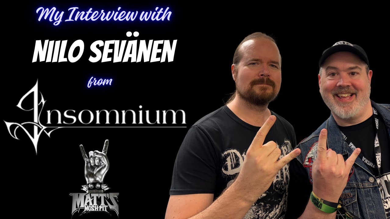 My Interview with Niilo Sevänen of Insomnium at Tuska 2025