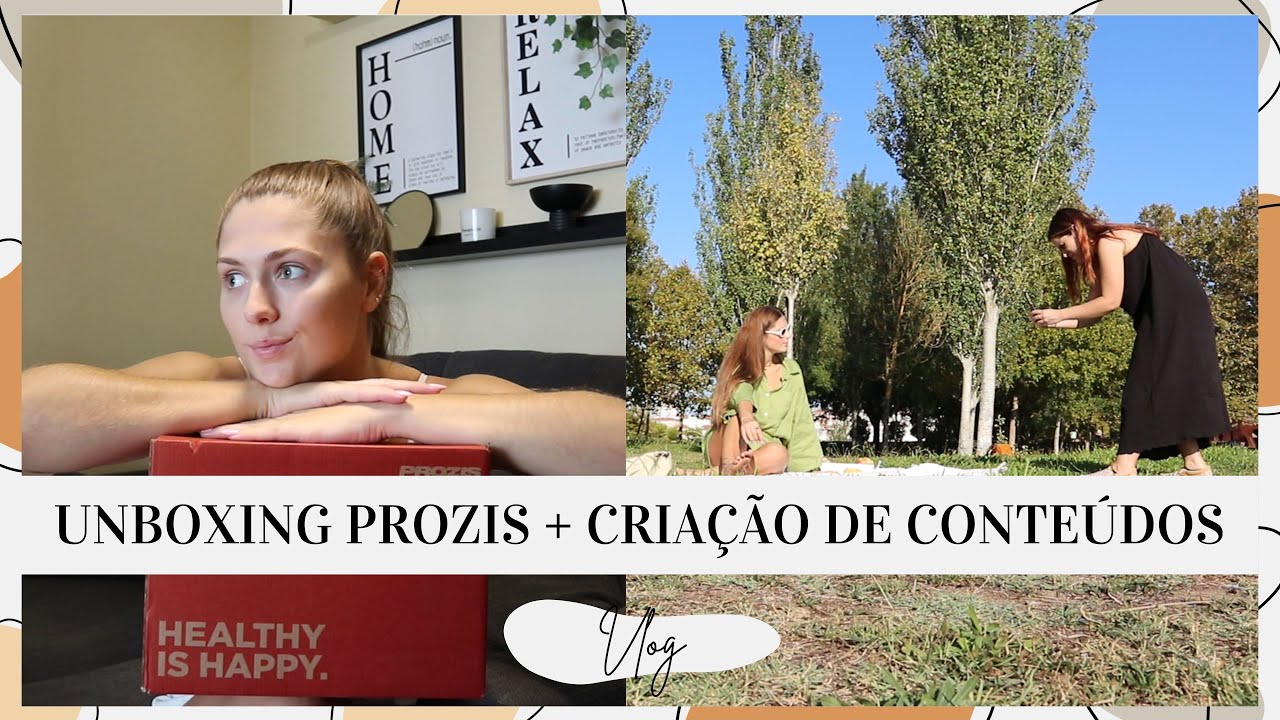 UNBOXING PROZIS SETEMBRO + CRIAÇÃO DE CONTEÚDOS