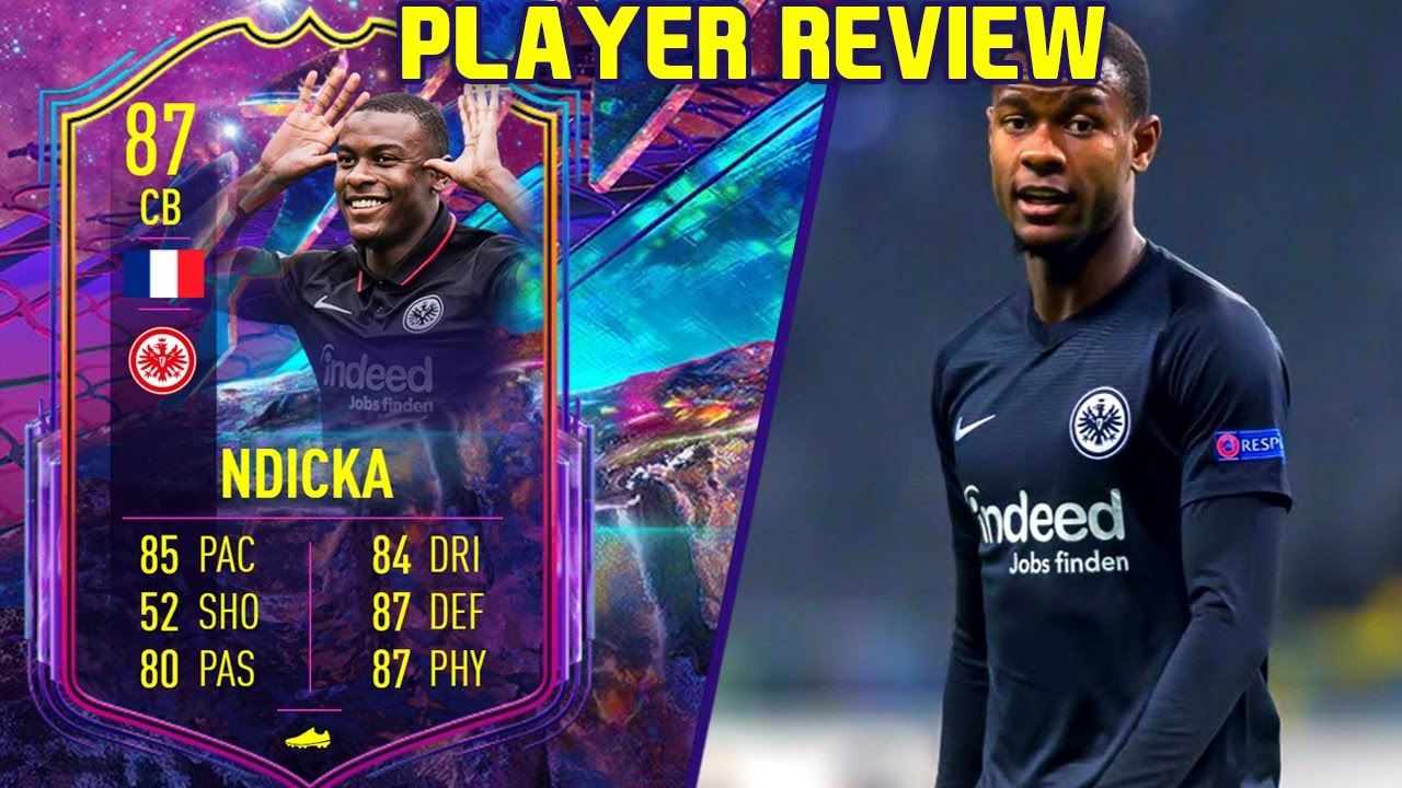 THE WALL! 🧱 87 FUTURE STARS NDICKA PLAYER REVIEW! FIFA 22 ULTIMATE TEAM