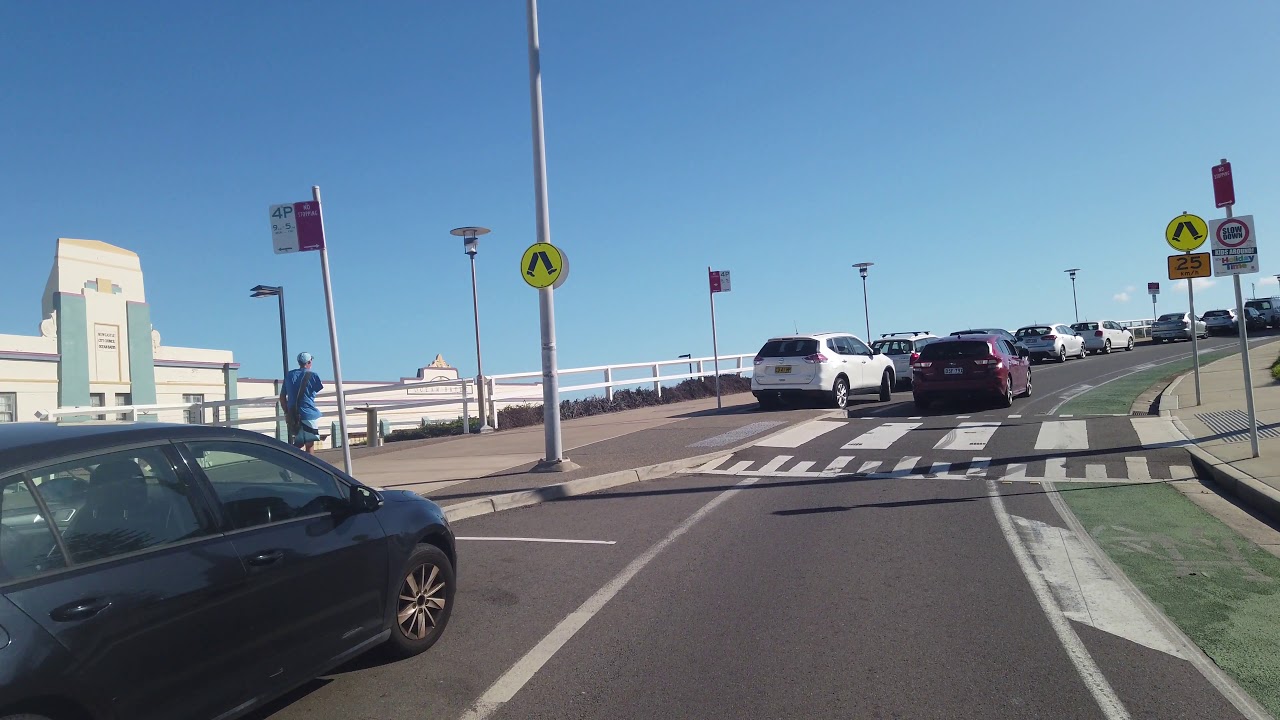 Newcastle 4K - Driving Downtown - Australia