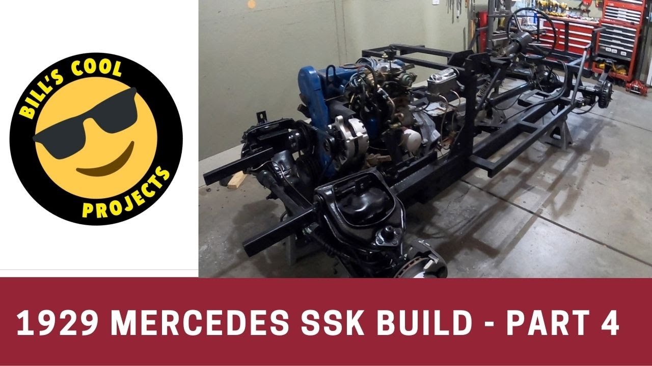 Сборка автомобиля Mercedes SSK 1929 года (комплект для самостоятельной сборки) - Часть 4. Двойные...