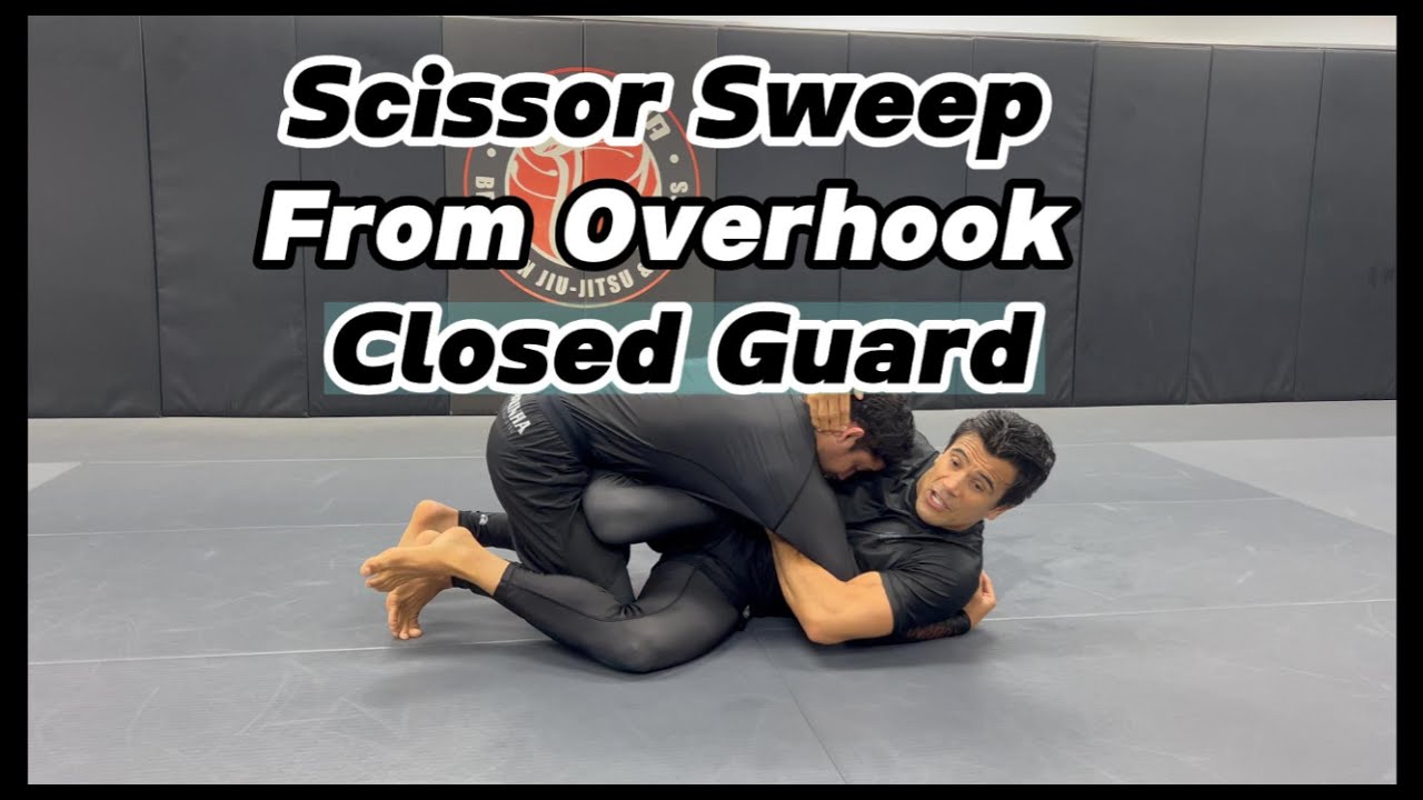 Scissor Sweep From Overhook Closed Guard | Cobrinha Online
