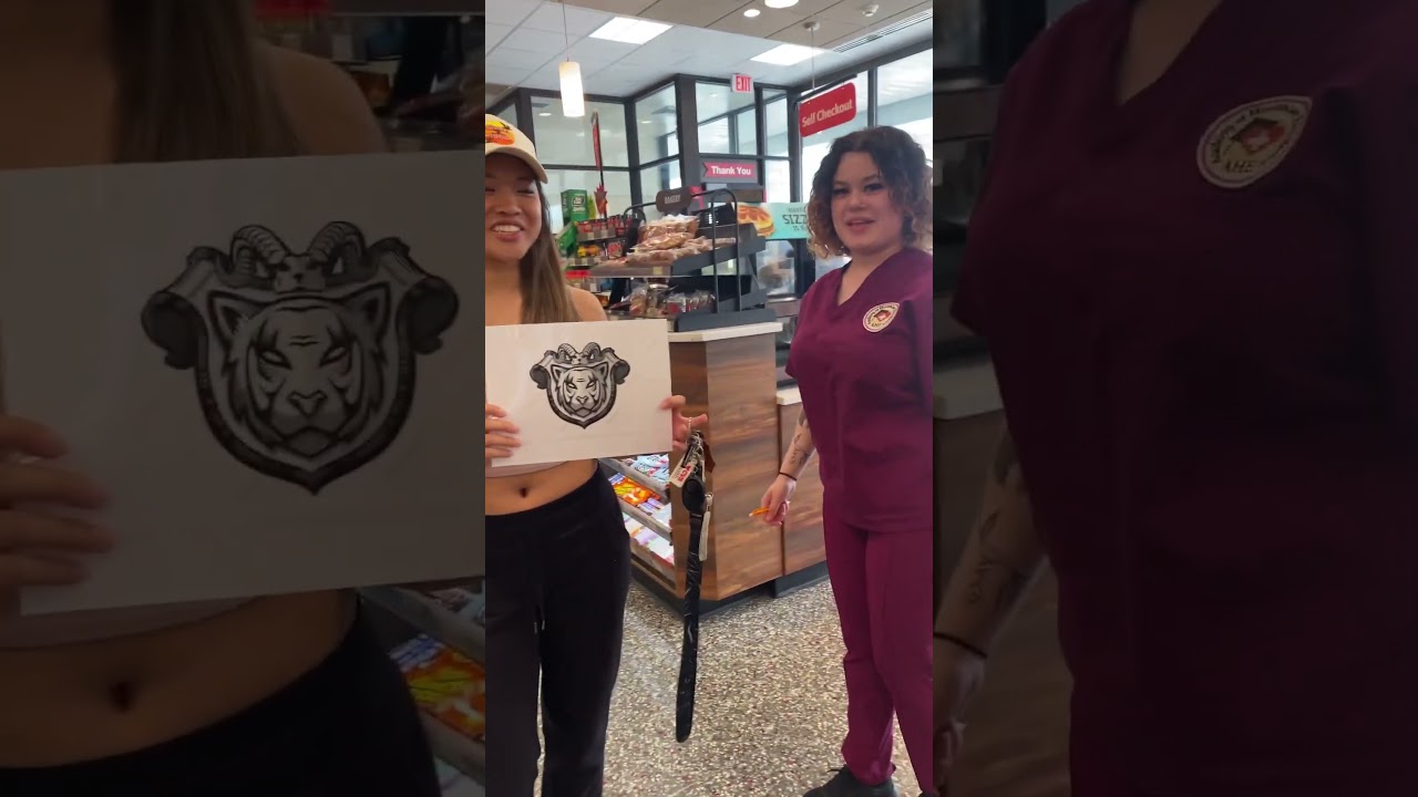 Go to your local business and ask them to try on a uniform
