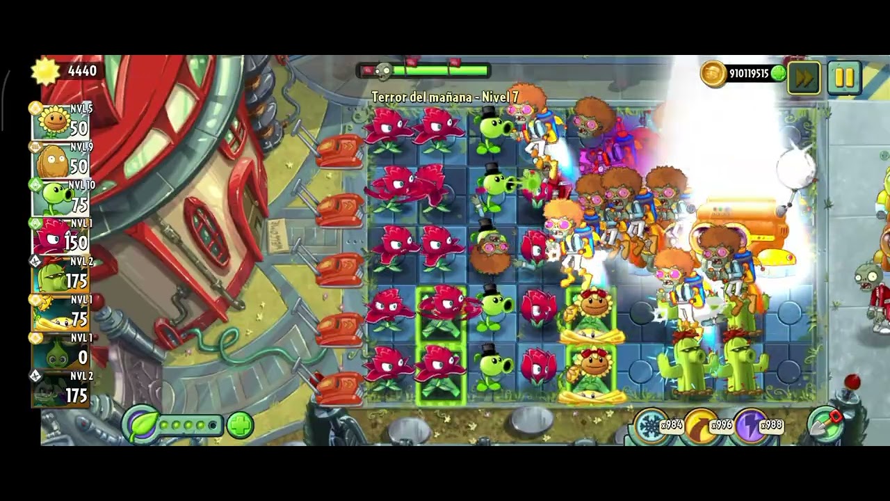 Plantas vs zombis terror del mañana nvls 6-10 Gameplay 🎮 / Sir.3nk200