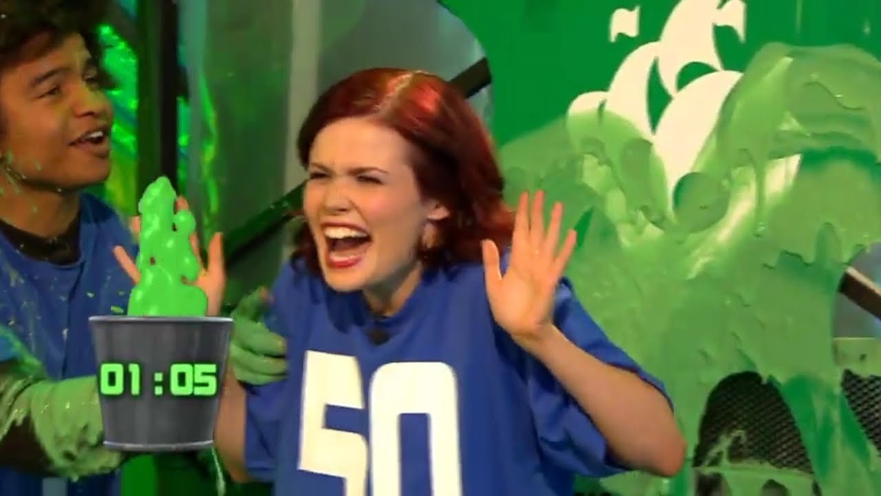 Lindsey Russell getting gunged for two and a half minutes