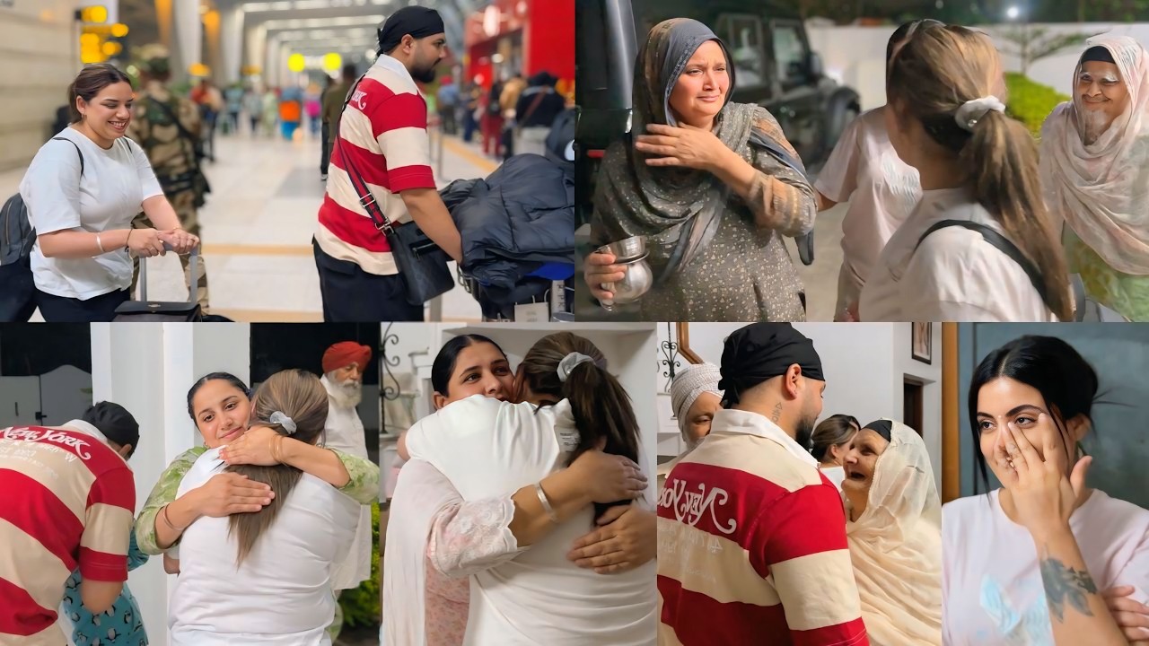 FAMILY GOT EMOTIONAL | FINAL GOODBYE GOING BACK TO AUSTRALIA | INDIA TO AUSTRALIA | INDER & KIRAT