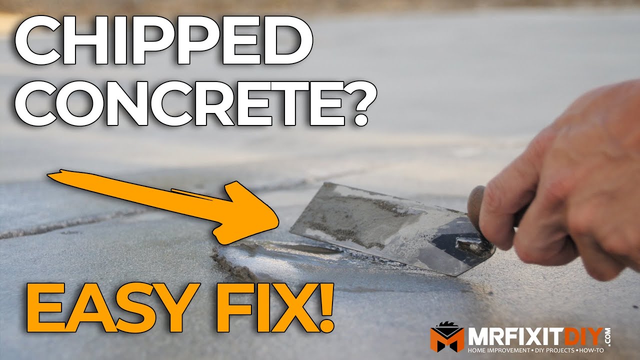 How to Fix a Chip in Concrete | A DIY Guide