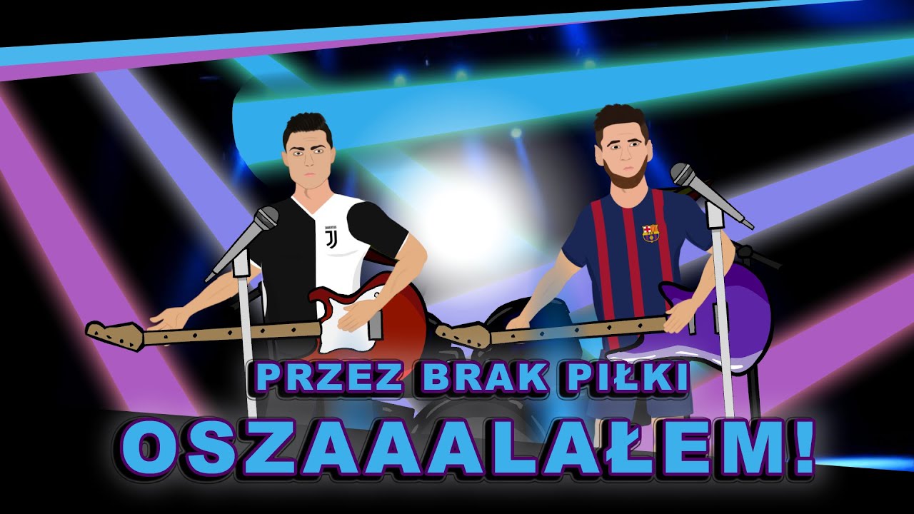 PRZEZ BRAK PIŁKI-Messi&Ronaldo (Akcent - Przez Twe Oczy Zielone PARODIA) feat. atsydorap