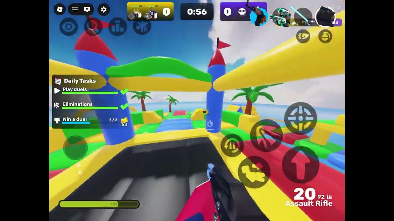 Grind in gold rank Roblox rivals part 3 #roblox #rivals