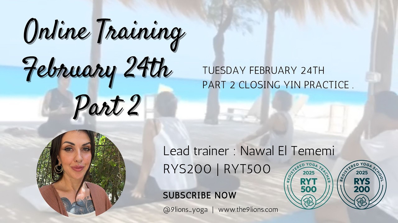 YTT February 24th ONLINE SUPPORT: Closing YIN Session