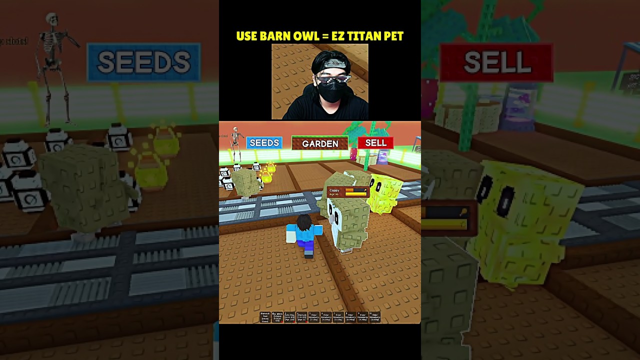 Use Barn Owl for Ez Get Titan Pet at Grow a Garden
