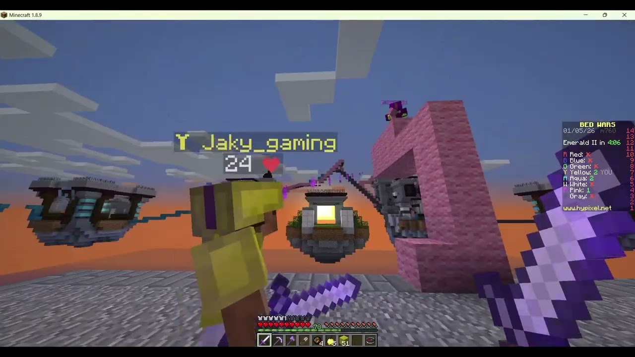Time for Hypixel Bedwars