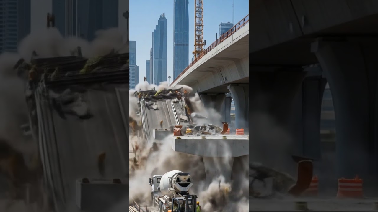Bridge Collapse Catastrophe: A Dramatic Engineering Fail | 2025