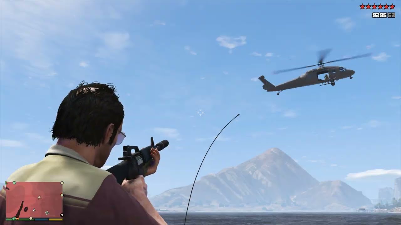 GTA 5 - Blaine County Sheriff’s Office Massacre + Ten Star Escape