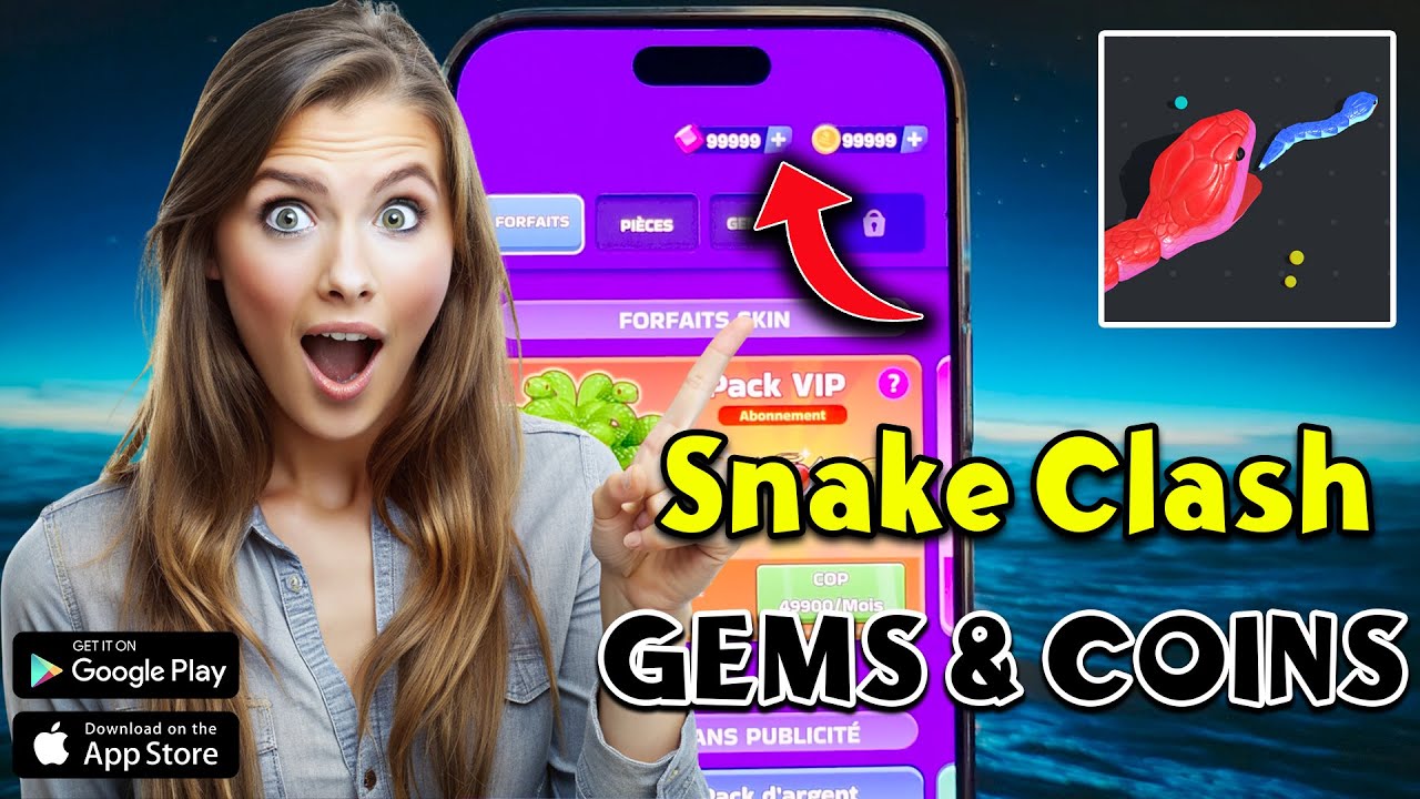 Snake Clash Hack 2025 . Unlimited GEMS & COINS Mod [iOS/Android]