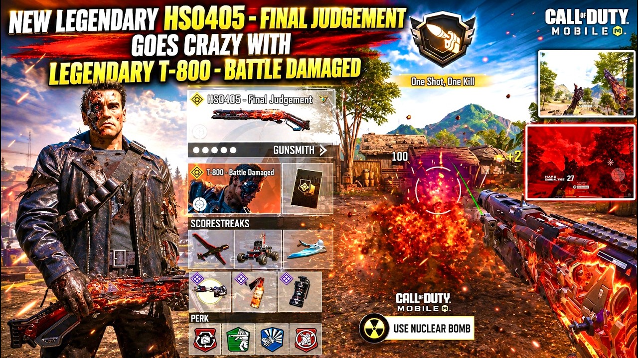 NEW Legendary HSO405 &ndash; Final Judgement has insane AURA with Legendary T-800 &ndash; Battle Damaged in CODM