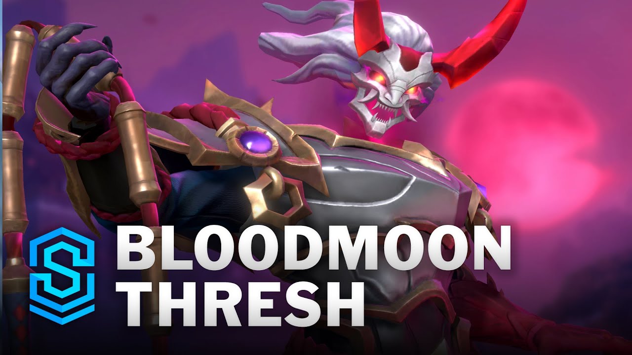 Blood Moon Thresh Wild Rift Skin Spotlight