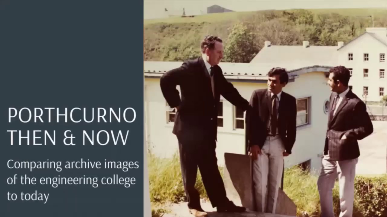 Porthcurno Then & Now: Comparing archive images of the engineering college to today