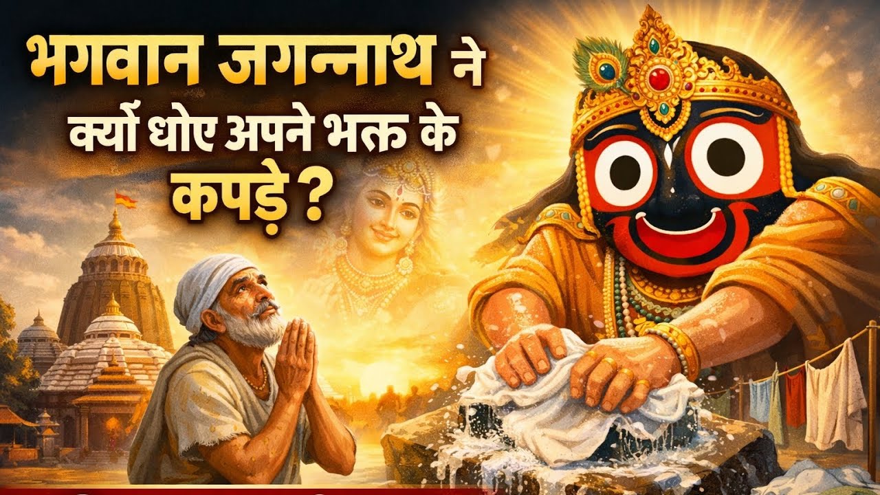 भगवान जगन्नाथ ने क्यों धोए अपने भक्त के कपड़े? | सच्ची भक्ति की अद्भुत कथा