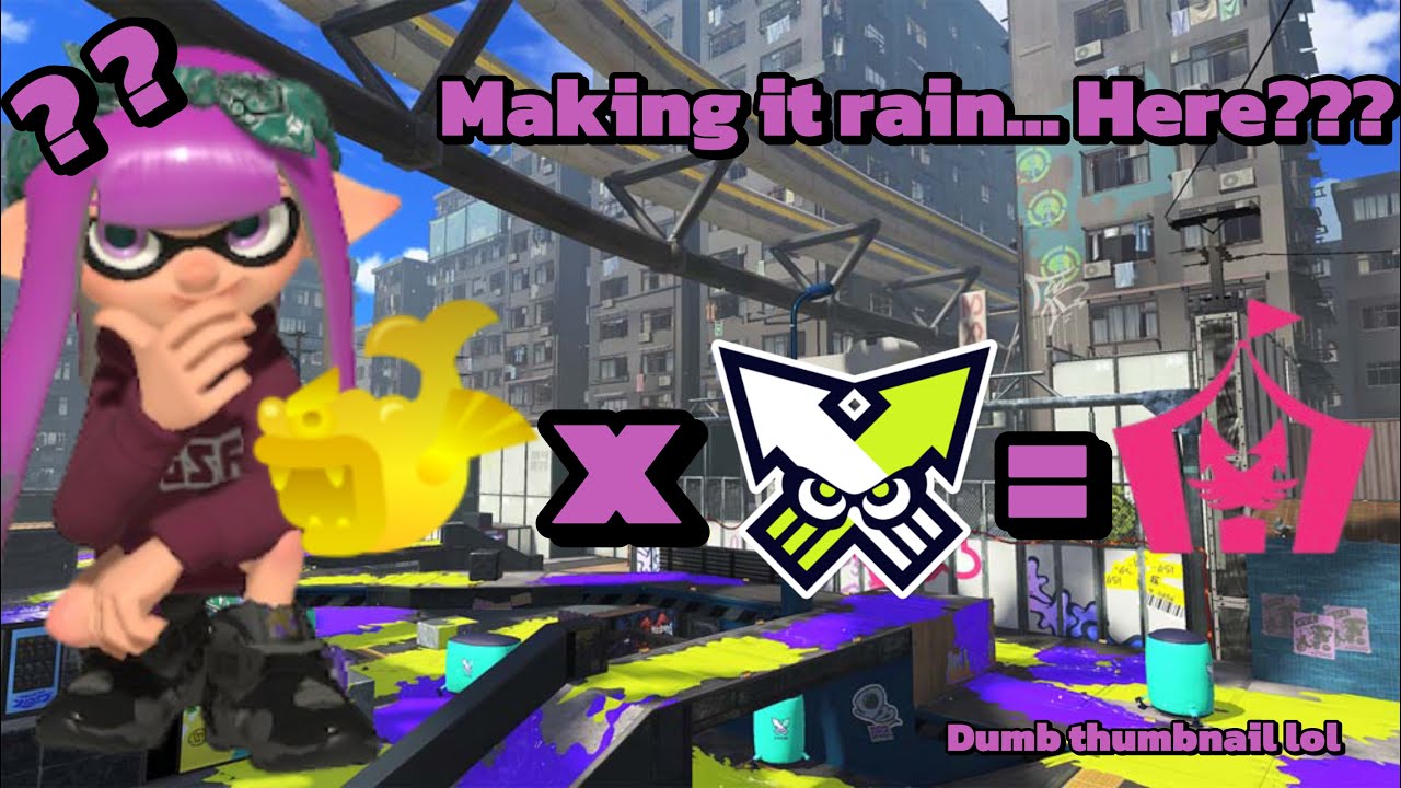Challenges: Making it rain...here??? [Splatoon 3]