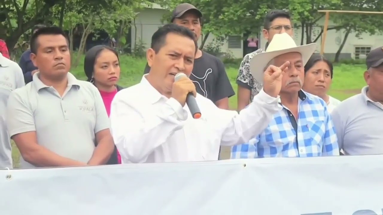 Inicio de construcción de la primer etapa del mercado de Chicontla, Jopala, Puebla