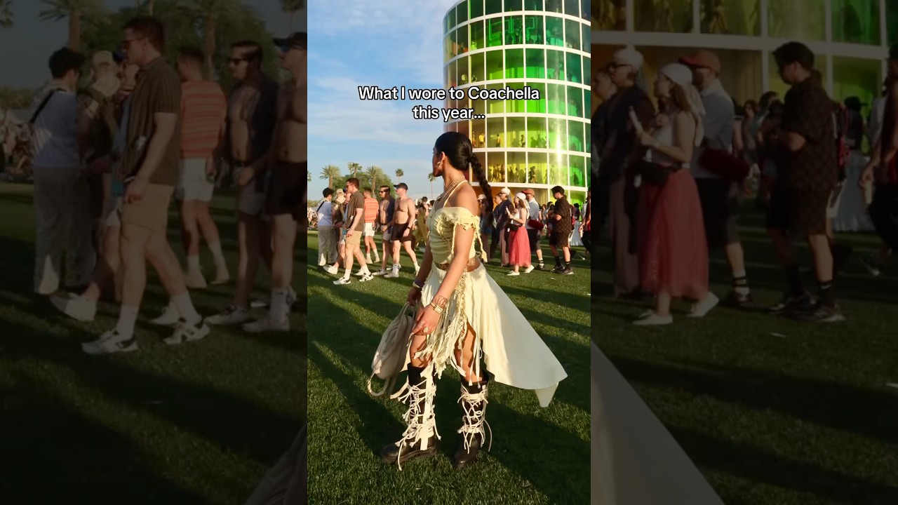 What I wore to Coachella this year&hellip; 👀 #coachella #outfitinspo #festivalseason