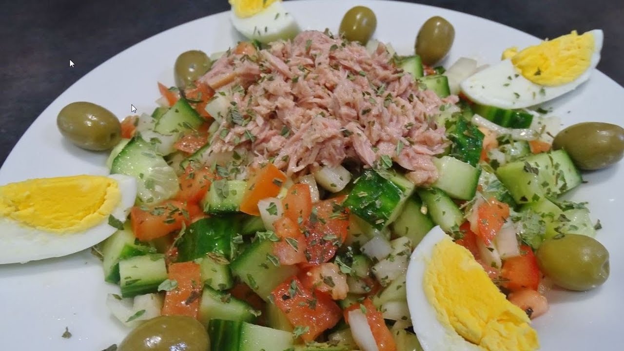 SALADE TUNISIENNE - Slata Toun'ssiya de Tunis